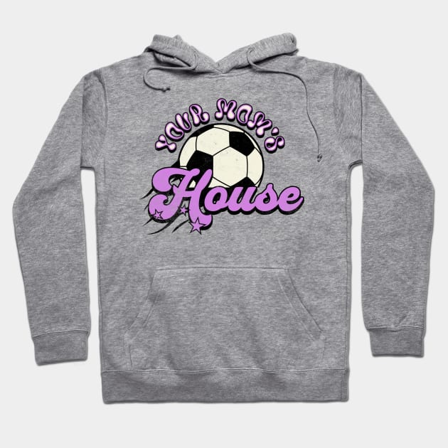 Your Mom's House Podcast Soccer Ball Aesthetic Hoodie by TeeTrendz